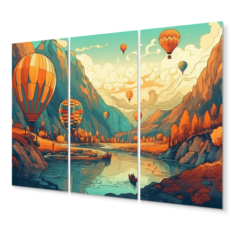 Rustic Transportation Wall Decor on Metal
