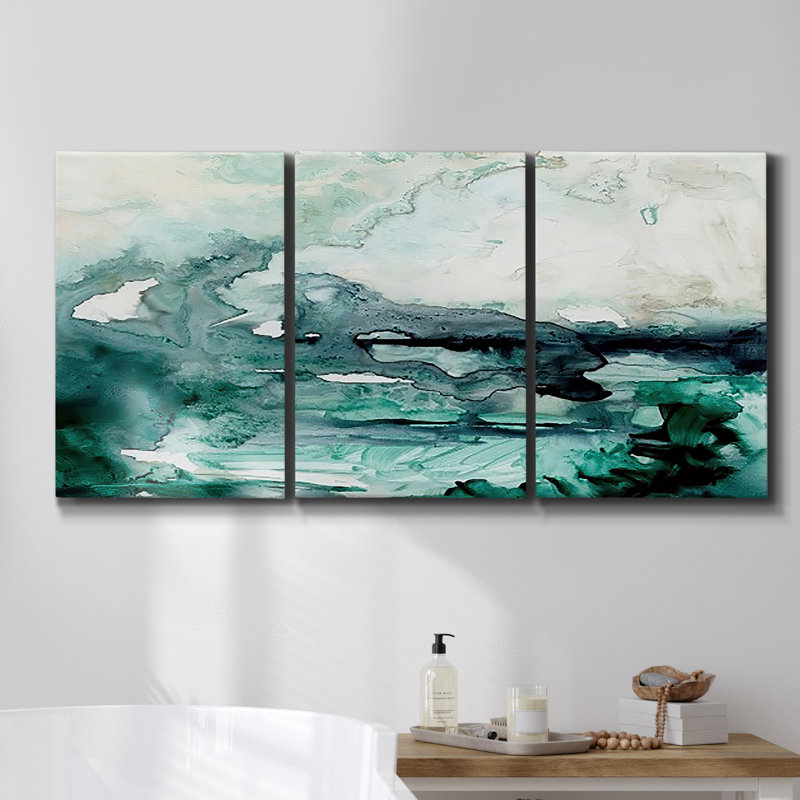 Lazy River, reproduction sur toile 3 pièces, H 36 po x l 72 po x P 2 po