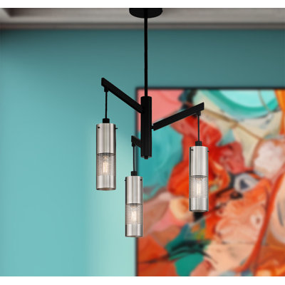 Rennen 3 - Light Dimmable Cylinder Chandelier