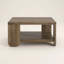 Table basse contemporaine carrée 31,1 "avec tablette Allyannah-265451165