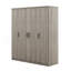 4-Door Wardrobe With 1 Drawer