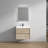 Seavy 29.3 " W Wall Mounted Wall Mounted Single Double Single Vanity Bathroom Vanity With Acrylic Top-652534496