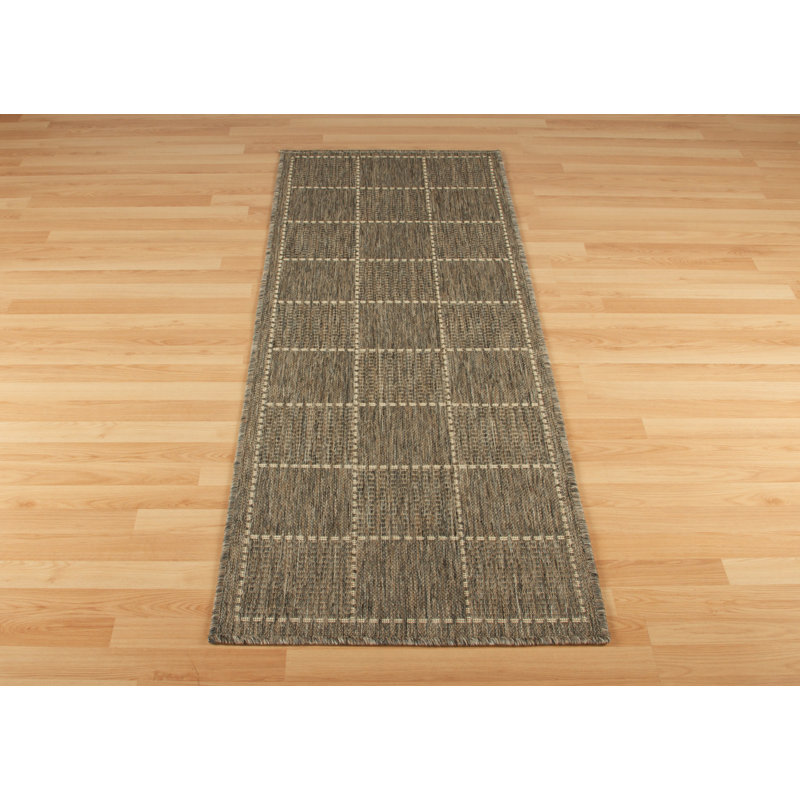 Moroney Block Print Area Rug, Runner 60 x 180cm