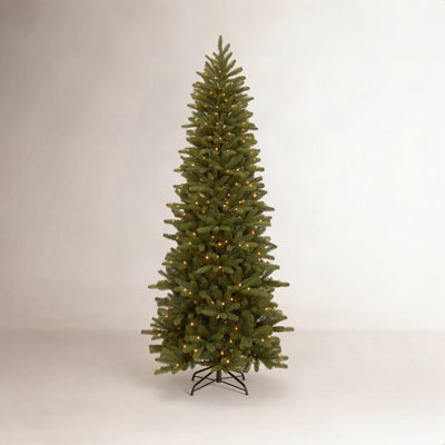 Pre-Lit Fir Pencil Slim Christmas Tree
