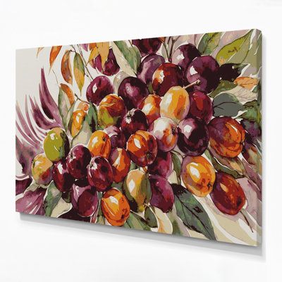 «Fruit Jujube Brown», art mural sur toile
