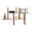 Suffield 4-Shelve Manufactured Wood Asymmetrical Tiered Shelf-31916696