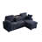 Multi - Functional Sectional Sofa Ensemble Featuring A Removable Cup Holder Tray, Storage - Integrated Chaise And Adjustable Backrests-1744954336