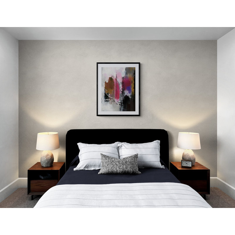 Abstract Composition 1055 Print by Angel Estevez, Black Framed Paper, 30" H x 24" W