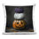 Coussin décoratif rétro vintage imprimé citrouille d'Halloween par Lindsay Kivi Fine Art