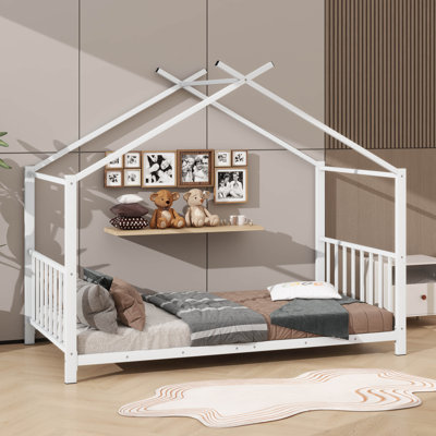 Metal House Bed