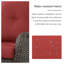 Fauteuils d'appoint en rotin avec coussins Bonia-39751553-39751560