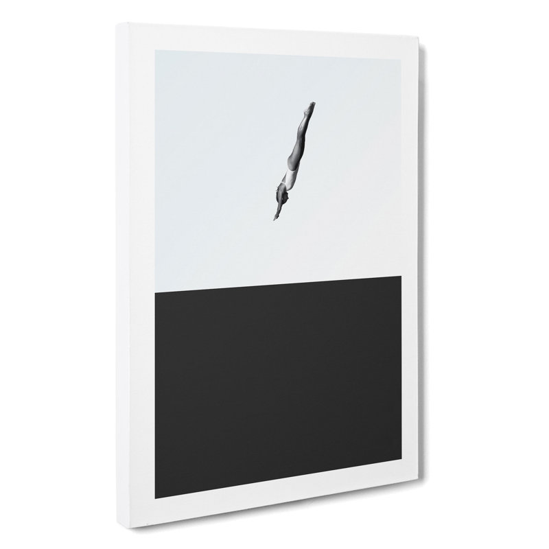 High Dive - Wrapped Canvas Print, 60cm H x 40cm W x 3cm D