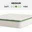 Matelas simple hybride 12 po en mousse à mémoire de forme dans une boîte, ressorts ensachés individuellement, plateau européen, CertiPUR-US-989829788-989829760