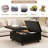 Bulhary Faux Leather Ottoman-402762833