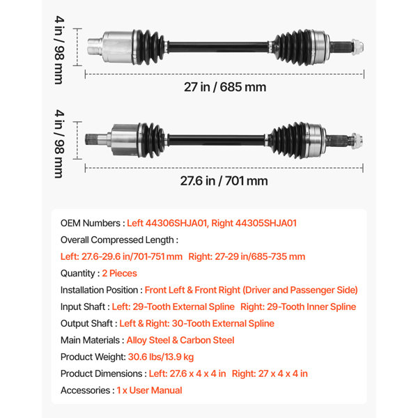 Dimensions du produit