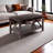 Aiyana 2-Drawer Coffee Table With Shelf in Cappuccino Finish, 17.87'' H X 36.78'' W X 20.87'' D