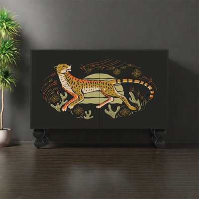 French-style retro minimalist sideboard
