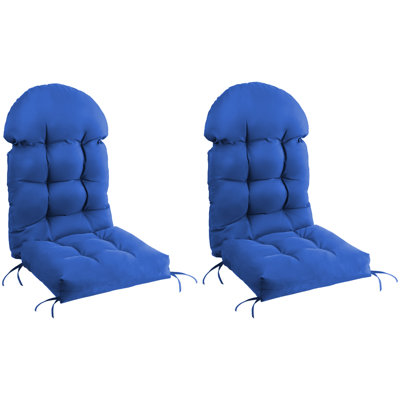 Coussin de siège et de dossier Adirondack pour l'extérieur, 4 pièces