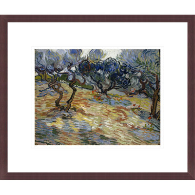 «Olive Trees» par Vincent van Gogh, impression giclée encadrée