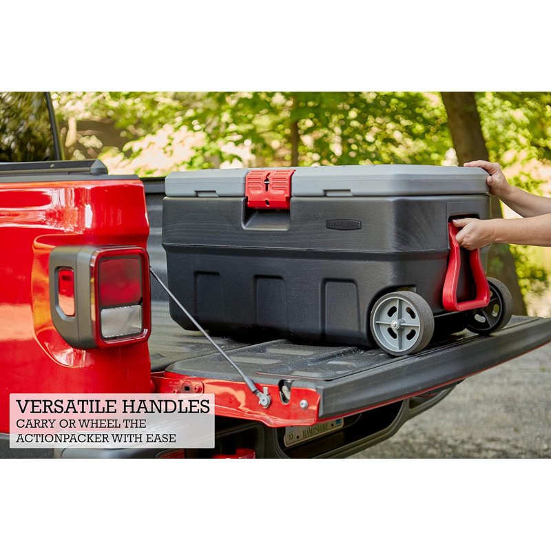 Bacs de rangement robustes avec couvercles Rubbermaid Action Packer