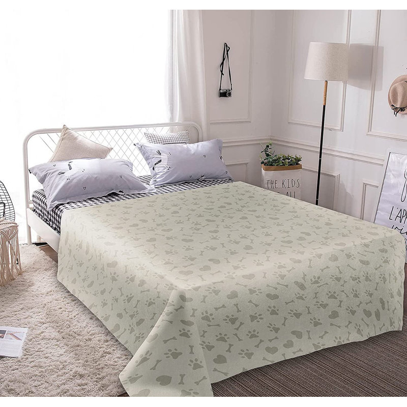 Couverture pour chien légère et imperméable Paw, Beige, 82 po x 68 po
