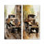 1950 1950 - Camion de livraison brun - ensemble de 2 reproductions d'art mural-1883228332-1883228337