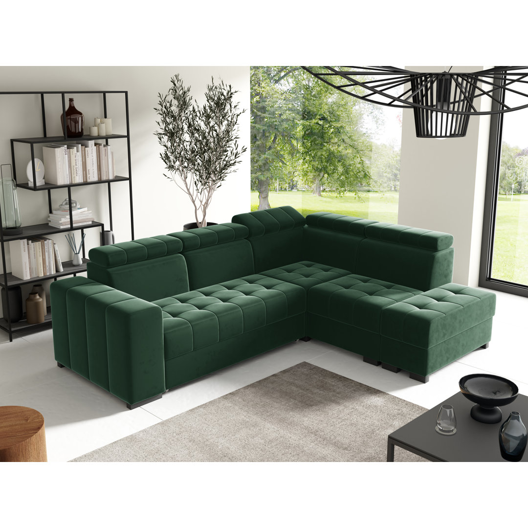 Ecksofa Anjelien mit Bettfunktion