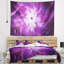 Tapisserie de feux d'artifice floraux mauve vif-28496322