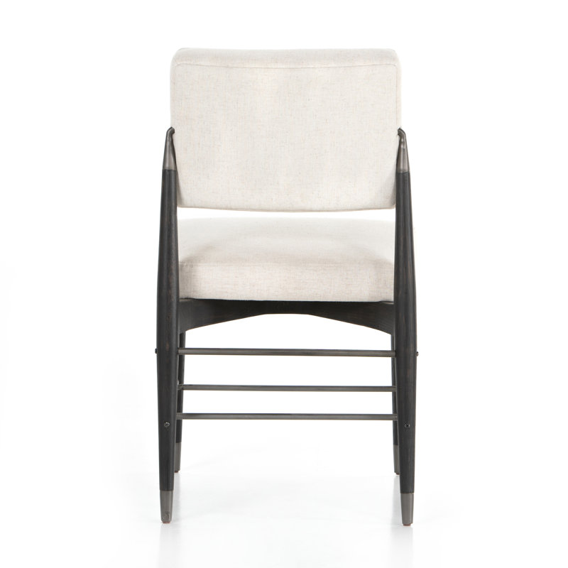 Anton Upholstered Dining Chair, Ivory Fabric