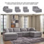 Canapé modulaire 4 pièces Braintree