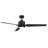 Ameeyah 52" 3 - Blade LED Standard Ceiling Fan in Matte Black with Remote Control and Light Kit Included-548249356
