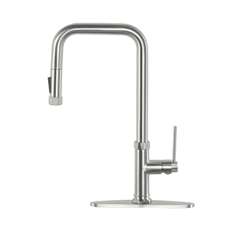 ABTIABGY Pull Down Kitchen Faucet, Brushed Nickel