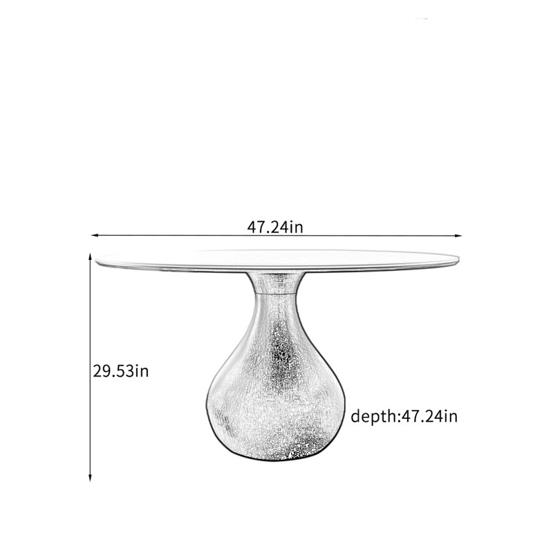 Sharri, 29.53"H x 47.24"L x 47.24"W