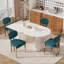 Ensembles de tables de cuisine à double piédestal avec chaises-730452633-730452632