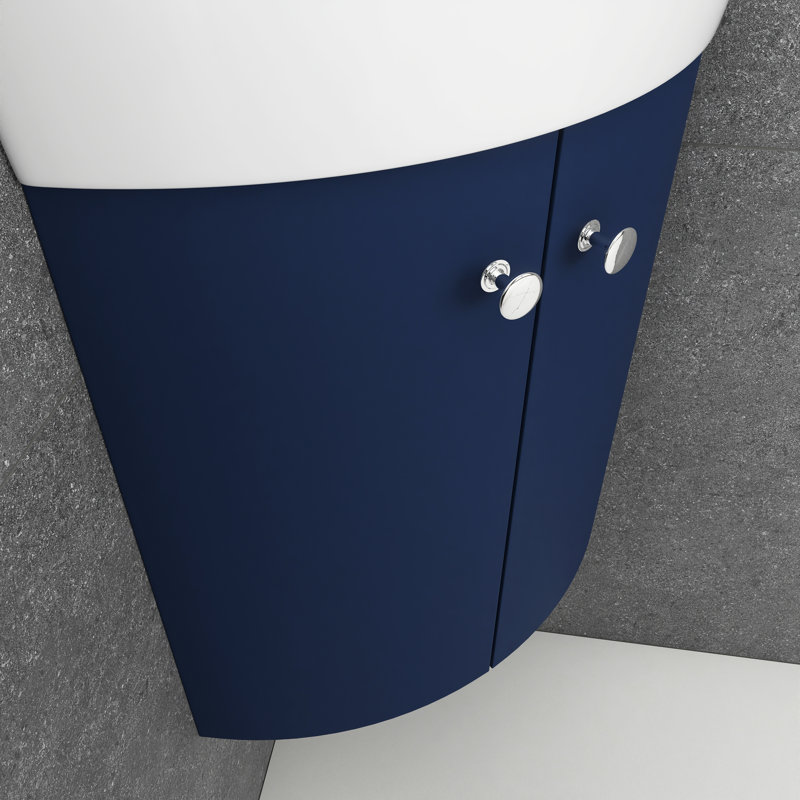Ensemble de meuble-lavabo simple 13 po mural