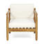Chaise de patio avec coussins