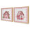 Ensemble de 2 estampes Ribboned Holiday