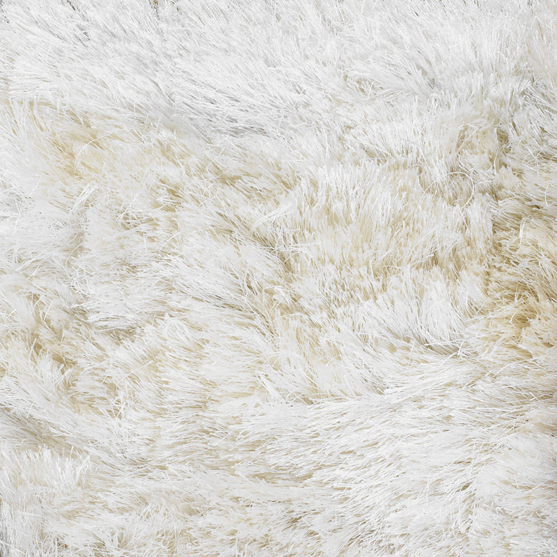 Naya White Area Rug, Round 7'9"