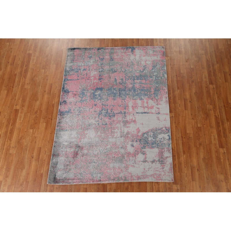 One-of-a-Kind 5'3" X 7'1" New Age Wool Area Rug in