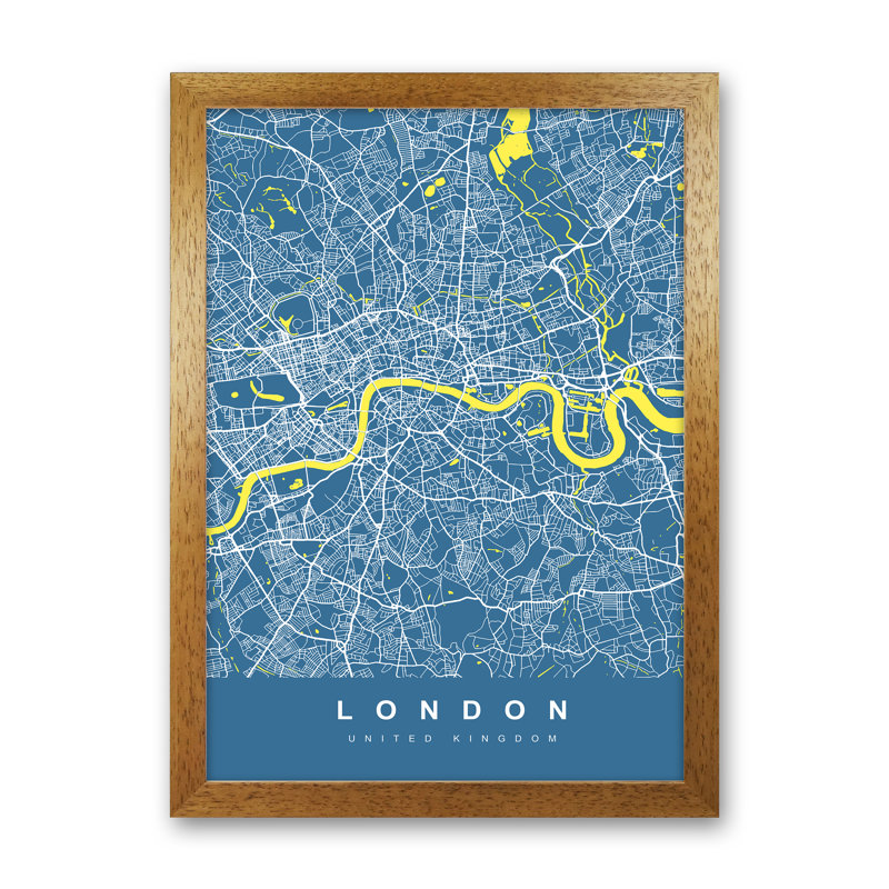 London II - Print, 34cm H x 25cm W x 3cm D, Brown Paper