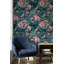 Papier peint floral foncé foncé-1377810392