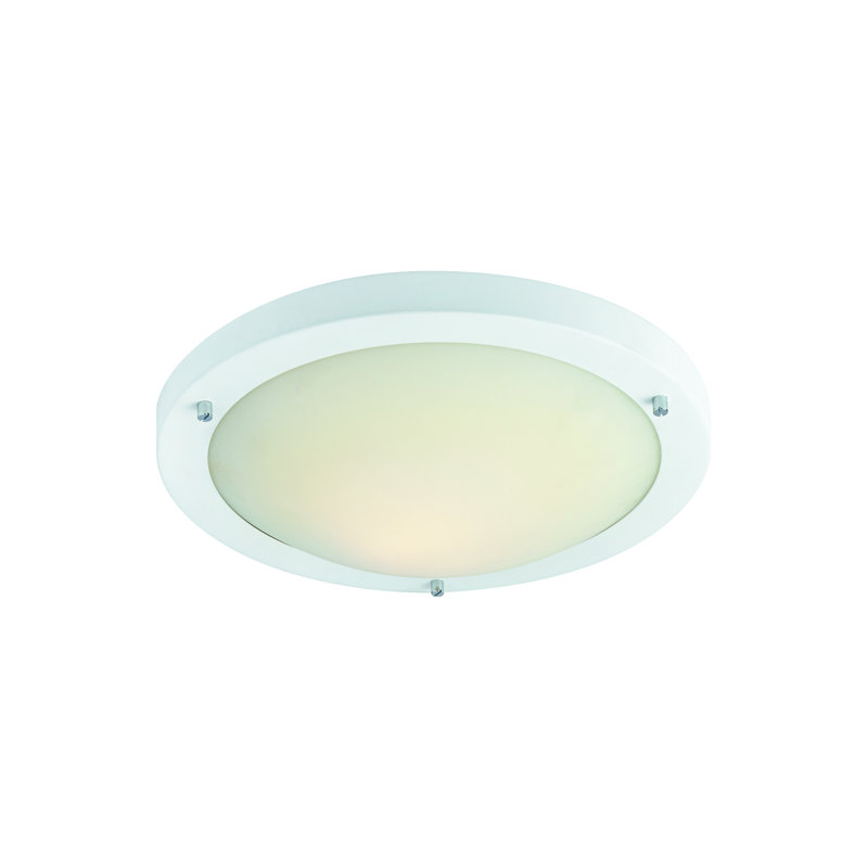 Rondo Flush Mount, E27, White