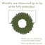 Couronne de sapin artificiel Allensworth Camdon-1046013483