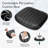 Two piece office furniture set, L-shaped writing desk and PU leather small chair set-1390774168
