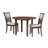 Ziemer 2 - Person Solid Wood Top Four Leg Dining Set-81447712-81447713