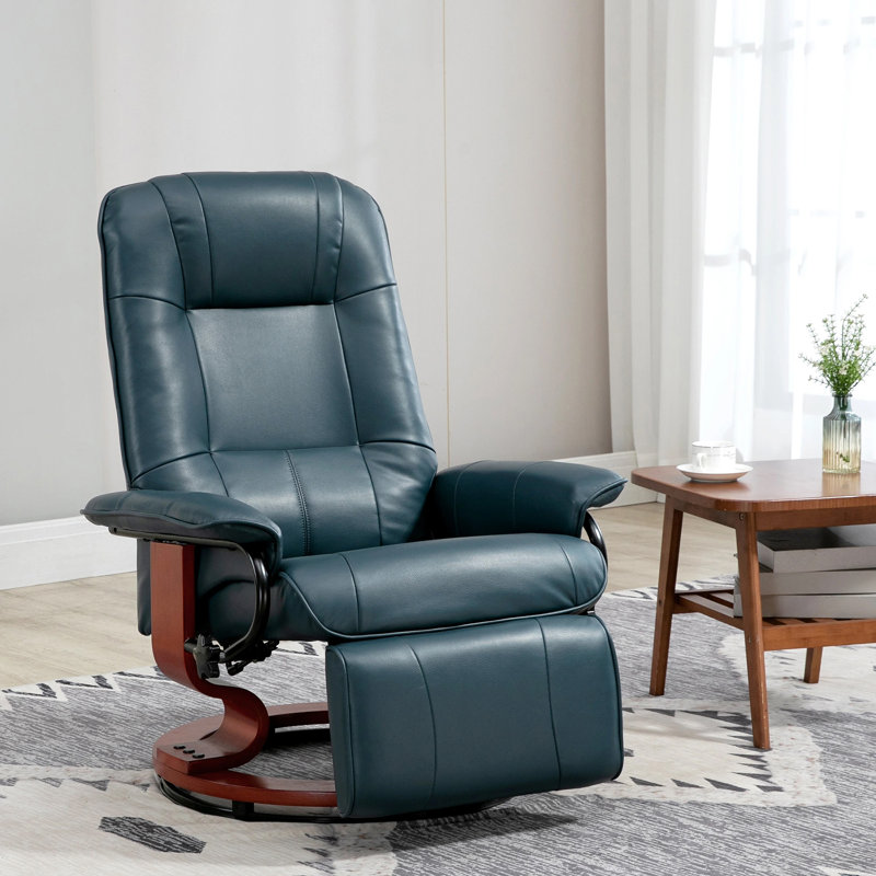 Comfort  Swivel Recliner, Blue