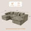 Canapé d'angle modulaire Cloud sans os de 105 pouces-2044426451
