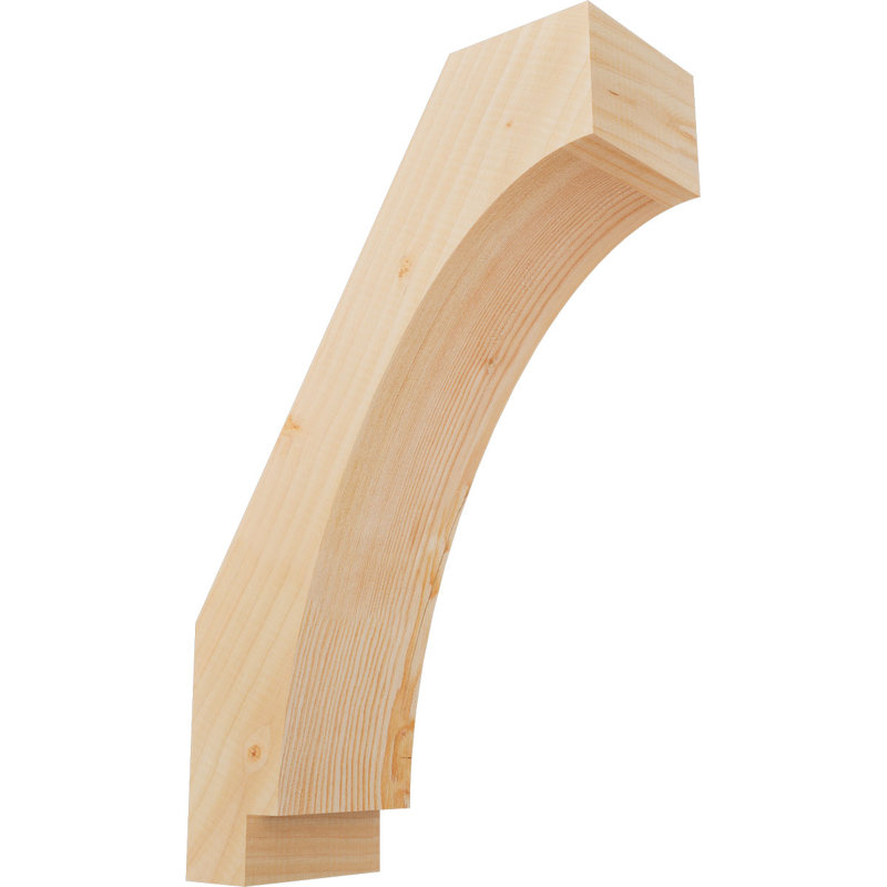 Imperial Knee Brace, Douglas Fir, Smooth, 22" H x 5.5" W x 14" D