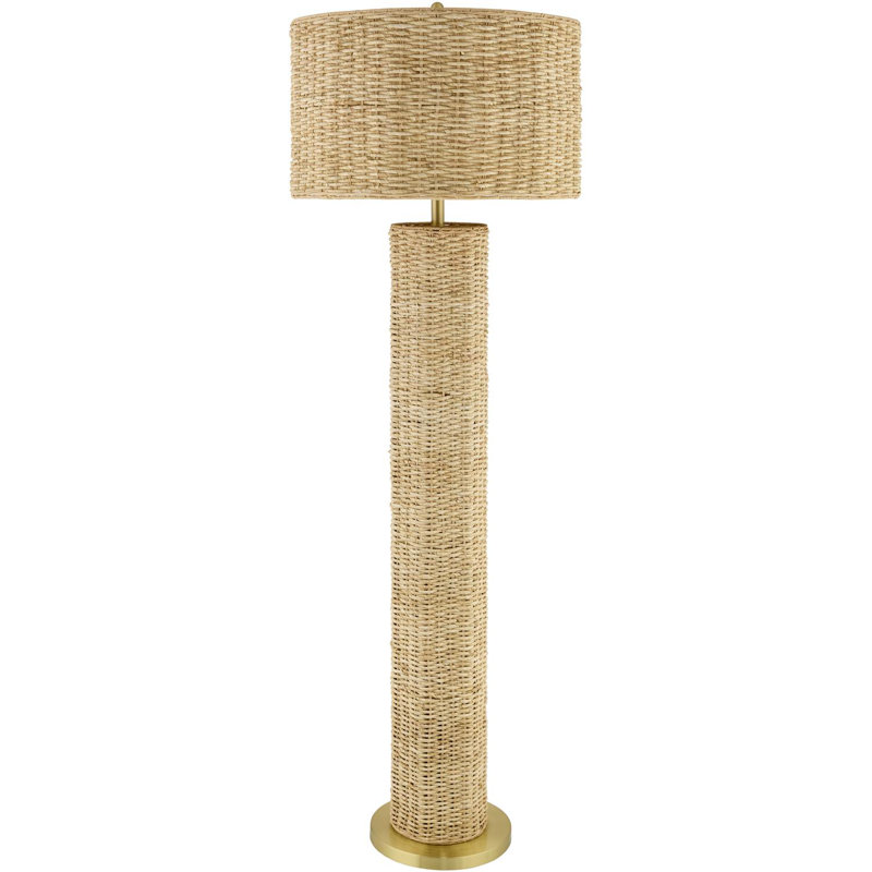 Dalonda Rattan Floor Lamp