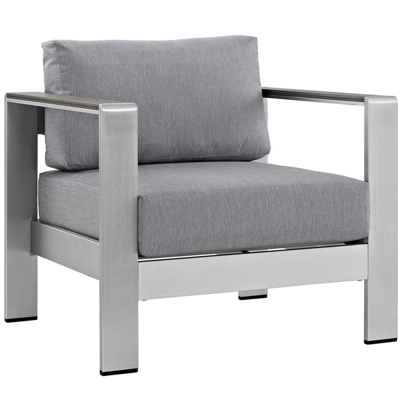 Fauteuil d'extérieur Shore, Gris